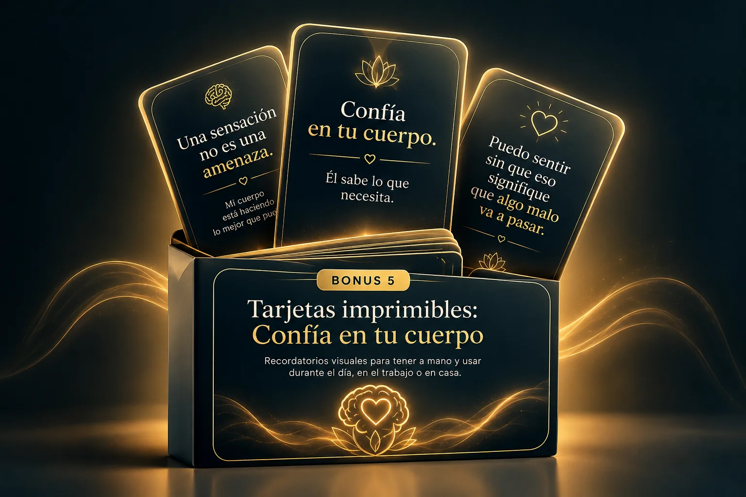 Bonus 5: tarjetas imprimibles confía en tu cuerpo